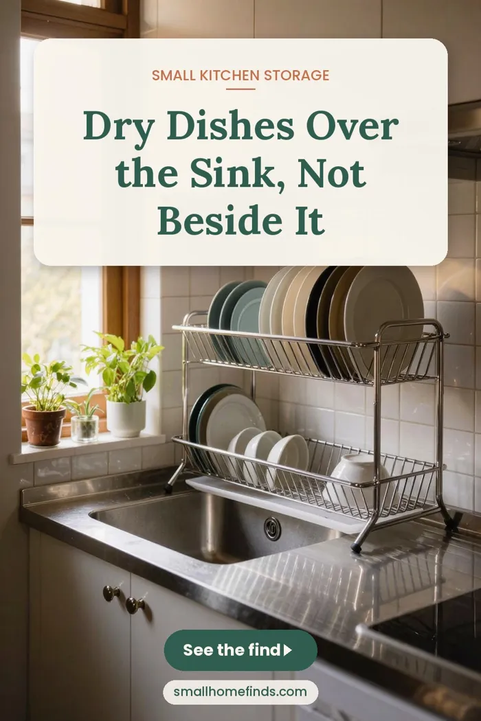 Dry Dishes Over the Sink, Not Beside It