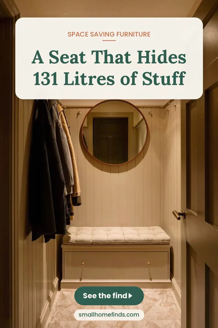 A Seat That Hides 131 Litres of Stuff