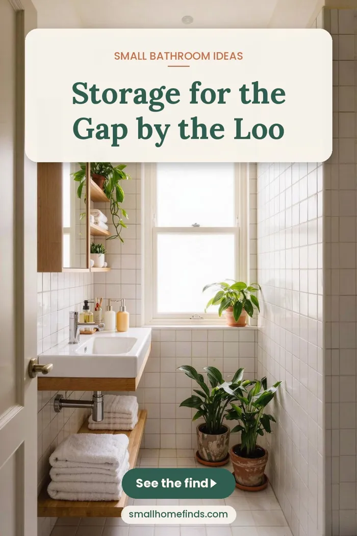 Storage for the Gap by the Loo