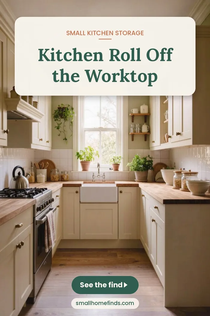 Kitchen Roll Off the Worktop