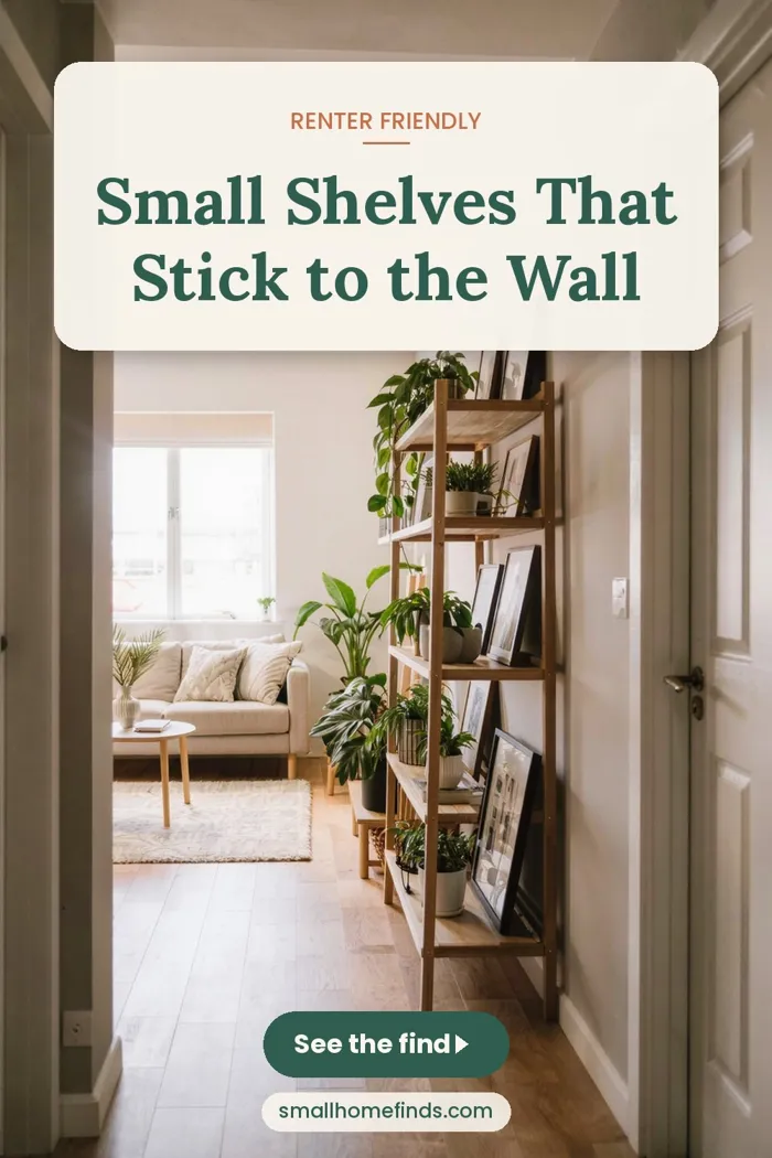 Small Shelves That Stick to the Wall