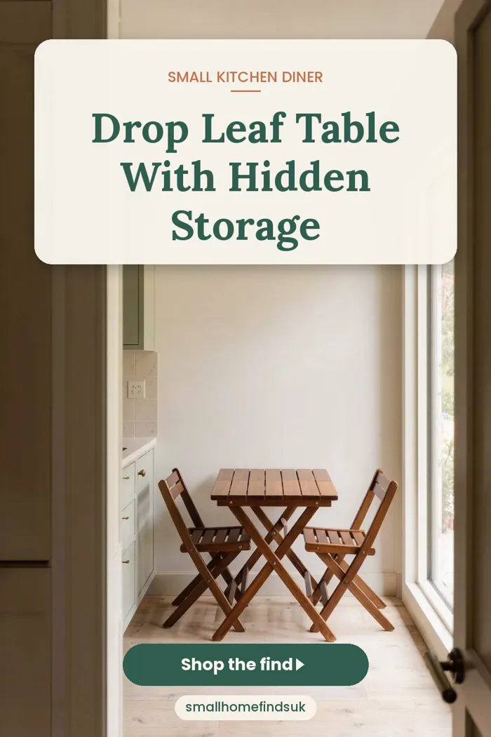 Space Saving Table With Built-In Storage