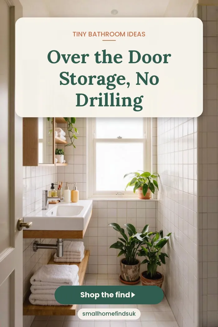 Over the Door Storage for Tiny Bathrooms