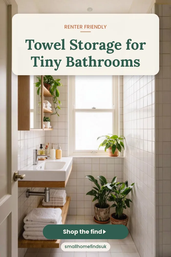 Towel Storage for Tiny Bathrooms